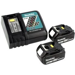 Makita DRT 50 RTJ X2 18 V Li-Ion Affleureuse Plaque De Plâtre Sans Fil Brushless Avec Boîtier Makpac + 2x Batteries BL 1850 5,0 Ah + Chargeur DC18RC + Module De Fraisage -Défonceuse Soldes Boutique 11283010 5