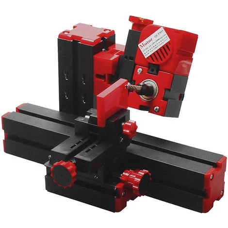 ZEBRAA Kit De Machine-outil De Tour 8 En 1 Meuleuse De Scie Sauteuse En Plastique Métal Bois Tour De Forage Pon?age Tournant Fraiseuse Scie 4 ZEBRAA Kit De Machine-outil De Tour 8 En 1 Meuleuse De Scie Sauteuse En Plastique Métal Bois Tour De Forage Pon?age Tournant Fraiseuse Scie – Image 2