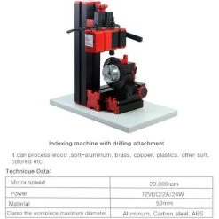 ZEBRAA Kit De Machine-outil De Tour 8 En 1 Meuleuse De Scie Sauteuse En Plastique Métal Bois Tour De Forage Pon?age Tournant Fraiseuse Scie 11 ZEBRAA Kit De Machine-outil De Tour 8 En 1 Meuleuse De Scie Sauteuse En Plastique Métal Bois Tour De Forage Pon?age Tournant Fraiseuse Scie -Défonceuse Soldes Boutique 23950394 5