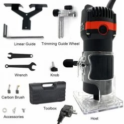 DRILLPRO 30000 Tr / Min 3000 W Affleureuse électrique Meuleuse Fraiseuse Outil De Bricolage Pour Le Travail Du Bois -Défonceuse Soldes Boutique 27075798 3