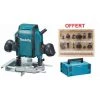 Pack Défonceuse 900W RP0900 Makita + OFFERT Coffret Bois 12 Fraises -Défonceuse Soldes Boutique 28083011 1