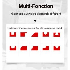 BLACKPINE - Affleureuse Défonceuse Électrique à Bois 220V 800W Trimmer Router, 30000r/min, Φ 6.35mm -Défonceuse Soldes Boutique 32703008 3