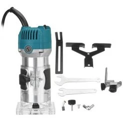 INSMA Affleureuse Défonceuse électrique à Bois Menuisier Machine Trimmer Router 220V 3000W 45000r/min