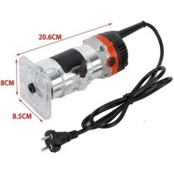 ETOILE Défonceuse électrique 1/4'' - Coupe-bois Stratifié - Coupe-bordures électrique - Fraise à Bois 800 W 30000R/M Pour CNC Trim Router Joiner 9 ETOILE Défonceuse électrique 1/4'' - Coupe-bois Stratifié - Coupe-bordures électrique - Fraise à Bois 800 W 30000R/M Pour CNC Trim Router Joiner -Défonceuse Soldes Boutique 37009871 3