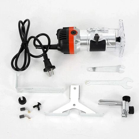 ETOILE Défonceuse électrique 1/4'' - Coupe-bois Stratifié - Coupe-bordures électrique - Fraise à Bois 800 W 30000R/M Pour CNC Trim Router Joiner 7 ETOILE Défonceuse électrique 1/4'' - Coupe-bois Stratifié - Coupe-bordures électrique - Fraise à Bois 800 W 30000R/M Pour CNC Trim Router Joiner – Image 5