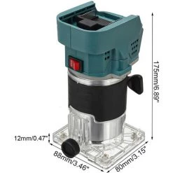 GISAM Défonceuse 880W 21V 2Batterie 6.35mm(1/4") -Défonceuse Soldes Boutique 41560864 5