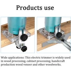 ASUPERMALL 220V 450W Routeur A Bois Electrique Outil De Defonceuse A Bois Moteur A Brosse Pour Le Travail Du Bois Machine A Fraiser Graver Et Decouper Le Bois -Défonceuse Soldes Boutique 44073644 5