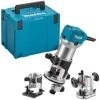 Défonceuse-affleureuse 710W Ø 8mm Dans Coffret Makpac - MAKITA RT0700CX2J -Défonceuse Soldes Boutique 46751760 1