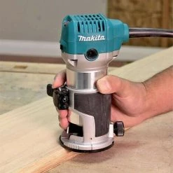 Défonceuse-affleureuse 710W Ø 8mm Dans Coffret Makpac - MAKITA RT0700CX2J -Défonceuse Soldes Boutique 46751760 3