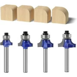 TINOR Coupeur De Fraisage De Surface 1pcs 6mm Shank Routeur BITS MILLS MILLS DEBUT TAILLAGE DE LA TAILLAGE DE PERGE CIRCULAIRE AN TOOL MILLS OUTILS DE TRAVAIL DE BOIS (Cutting Edge Length : 2) -Défonceuse Soldes Boutique 54497493 4