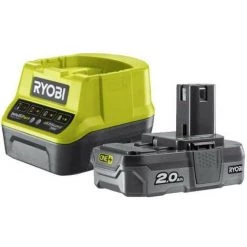 Pack RYOBI Affleureuse à Bois RYOBI 18V OnePlus - R18TR-0 - Coffret 5 Fraises Panachées - 6mm - 1 Batterie 2.0 Ah - 1 Chargeur Rapide -Défonceuse Soldes Boutique 59180746 3