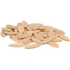 CHANCEY Lamelles Bois Comme Lamello | Chevilles Plates En Hêtre Dans Un Coffret De Rangement | Idéal Pour Fraisage | 100 Unités Taille 0，SEMAket