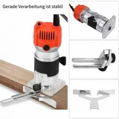 IRISFR Fraise Affleureuse à Bois Défonceuse électrique 220V 30000r/min Fraiseuse De Bords Multifonctions Avec Base Transparent Pour Le Travail Du Bois,Lilaris -Défonceuse Soldes Boutique 59803953 3