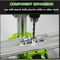 IRISFR Mini Fraiseuse,Multifonctionnelle Table De Per?age Transversale Ajustable,Mini Fraiseuse Table,Table De Glissière De Forage Composée De Fraiseuse Pour Perceuse D'établi De Bricolage,310x90 Mm,Lilaris -Défonceuse Soldes Boutique 59805742 5