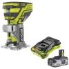 Pack RYOBI Affleureuse à Bois 18V OnePlus R18TR-0 - 1 Batterie 3.0Ah High Energy - 1 Chargeur Ultra Rapide -Défonceuse Soldes Boutique 60258669 1
