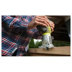 Pack RYOBI Affleureuse à Bois 18V OnePlus R18TR-0 - 1 Batterie 3.0Ah High Energy - 1 Chargeur Ultra Rapide -Défonceuse Soldes Boutique 60258669 5