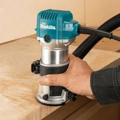 Affleureuse-défonceuse à Vitesse Variable 710W Ø8 Ou 6 Mm - MAKITA RT0702C -Défonceuse Soldes Boutique 60806735 5