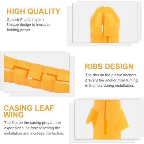 MEZHENG Kit De Vis Et Chevilles 200 Pièces | Grand Assortiment De Vis Chevilles Pour Montage, Réparation, Construction, Forage" 7 MEZHENG Kit De Vis Et Chevilles 200 Pièces | Grand Assortiment De Vis Chevilles Pour Montage, Réparation, Construction, Forage" – Image 5