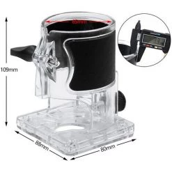 QERSTA Base De Machine De Coupe Du Bois Pour Makita RT0701C Worx WU601 -Défonceuse Soldes Boutique 65901731 5