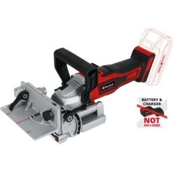 Einhell Fraiseuse à Lamelle Sans Fil TE-BJ 18 Li-Solo Power X-Change (18 V, Réglage En Hauteur, 6 Niveaux De Profondeur Réglable) Livré Sans Batterie Et Sans Chargeur