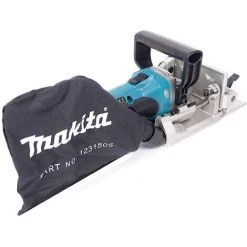 Makita BPJ 180 RFJ Fraiseuse à Rainurer Sans Fil 18V + 2x Batteries 3,0Ah + Chargeur + Coffret Makpac -Défonceuse Soldes Boutique 68154349 2